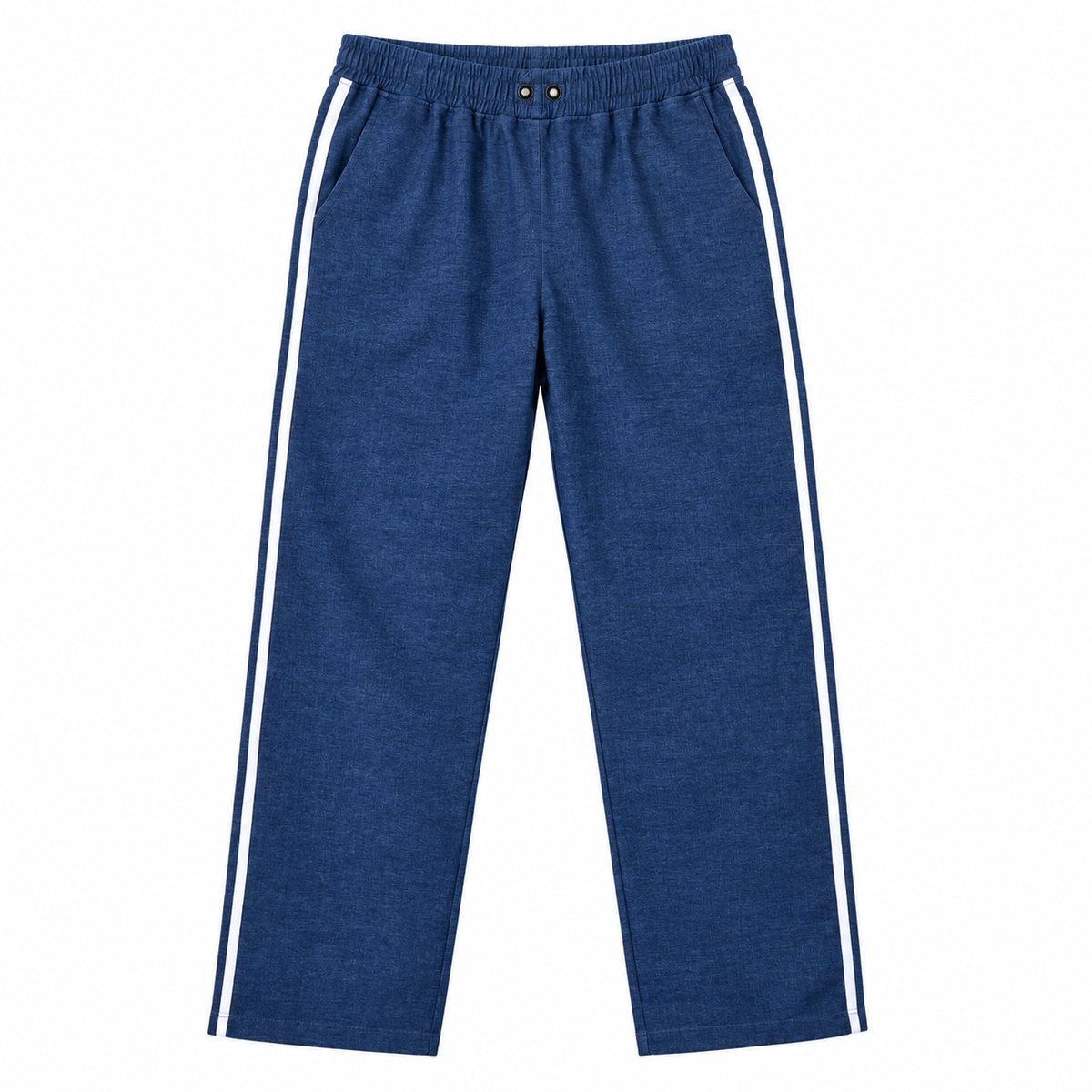 Women’s Denim Chinese-Style Jacket & Pants Set
