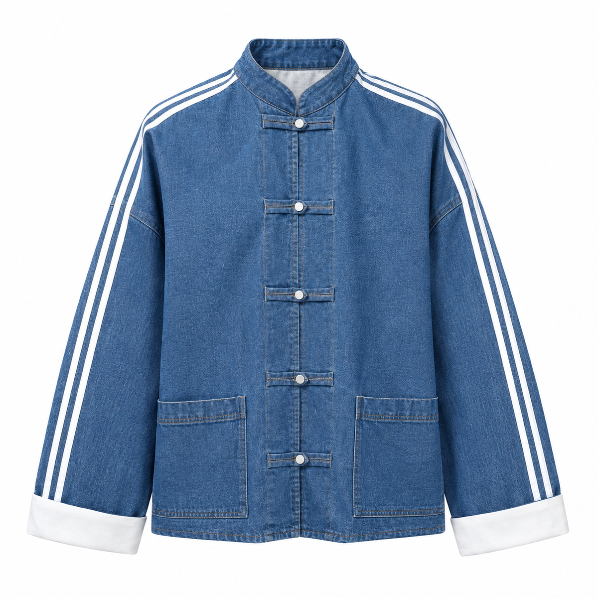 Vintage Stripe Denim Jacket
