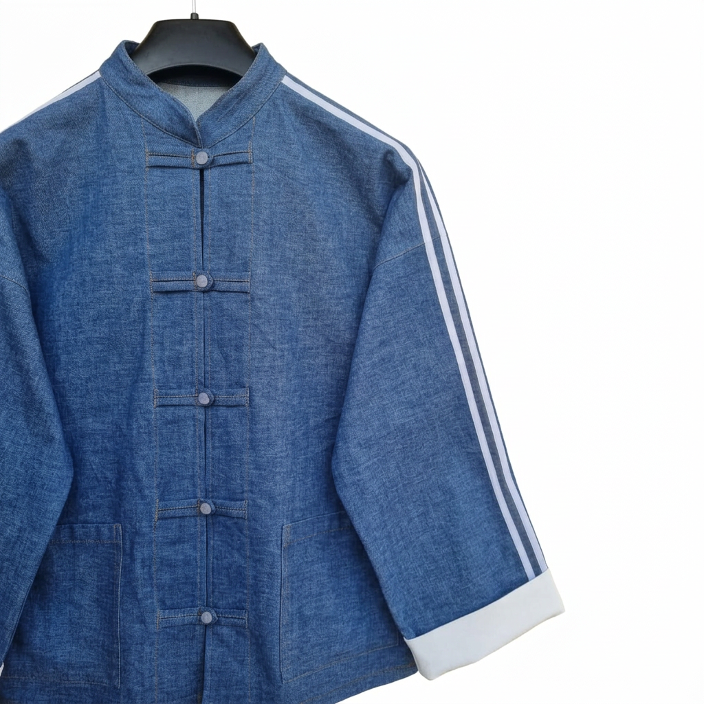 Vintage Stripe Denim Jacket