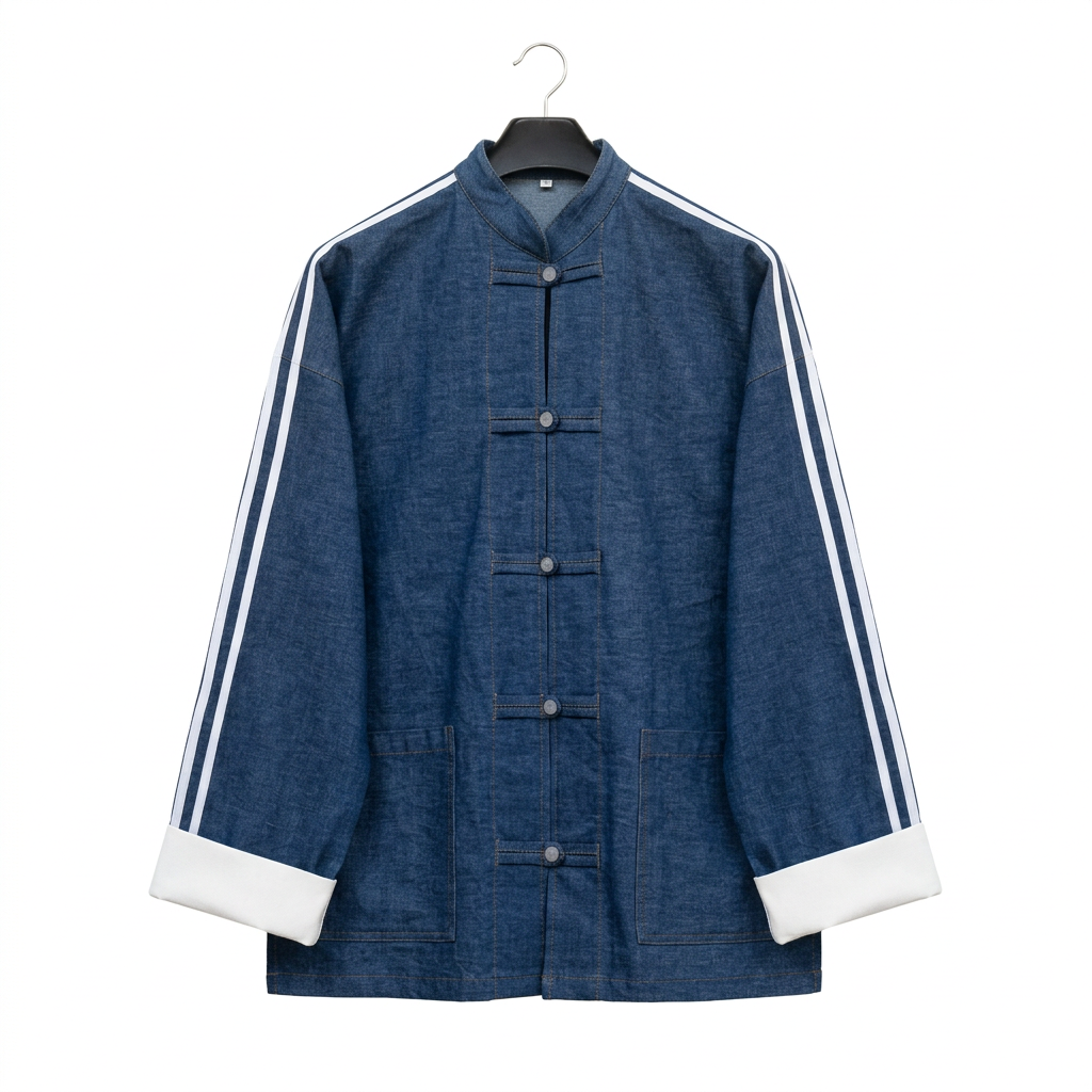 Vintage Stripe Denim Jacket