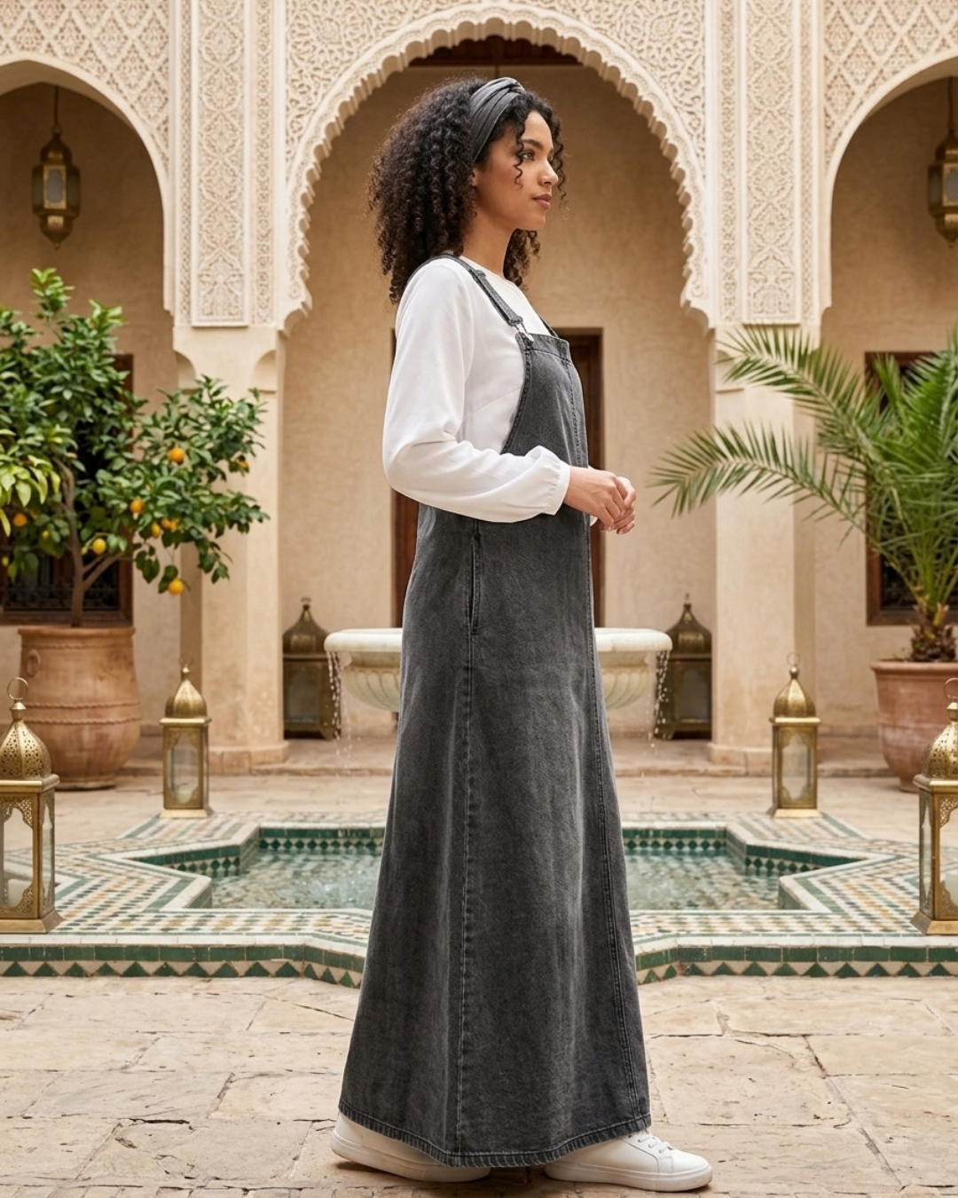 Robe Salopette Denim Femme — Élégance décontractée au quotidien